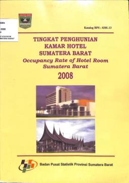 Sumatera Barat Hotel Room Occupancy Rate 2008