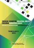 Produk Domestik Regional Bruto Provinsi Sumatera Barat Menurut Lapangan Usaha dan Pengeluaran Triwulan II 2022