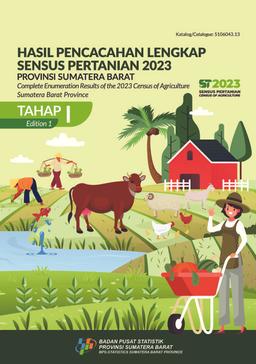 Hasil Pencacahan Lengkap Sensus Pertanian 2023 - Tahap I Provinsi Sumatera Barat