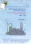 Large And Medium Scale Manufacturing Industry In Sumatera Barat Volume 2 Tahun 1995-1996