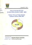 Farmer Term Of Trade Statistic Sumatera Barat 2000-2005