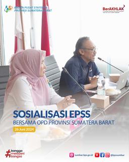 Sosialisasi Evaluasi Penyelenggaraan Statistik Sektoral BPS dengan OPD Provinsi Sumatera Barat