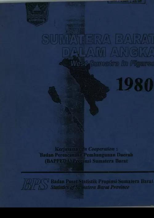 Sumatera Barat Dalam Angka Tahun 1980