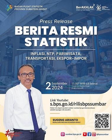 Berita Resmi Statistik BPS Provinsi Sumatera Barat 2 September 2024