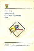 Employment Information Executive Summary of Sumatera Barat Province 1998