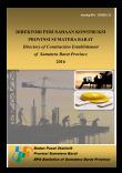 Directory Of Construction Estabilishment Of Sumatera Barat Province, 2016