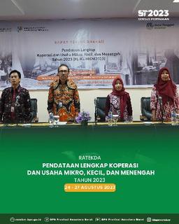 Ratekda Pendataan Lengkap Koperasi dan Usaha Mikro Kecil dan Menengah tahun 2023 (PL-KUMKM 2023)