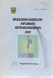 Ringkasan Eksekutif Informasi Ketenagakerjaan Provinsi Sumatera Barat 2001