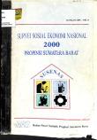 Survei Sosial Ekonomi Nasional Provinsi Sumatera Barat 2000