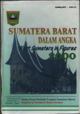 Sumatera Barat Dalam Angka Tahun 2000