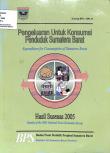 Pengeluaran Untuk KOnsumsi Penduduk Sumatera Barat 2005