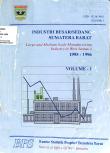 Industri Besar Dan Sedang Provinsi Sumatera Barat Volume 1 Tahun 1995-1996