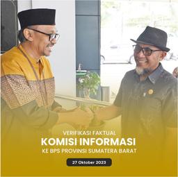 Verifikasi Faktual Komisi Informasi ke BPS Provinsi Sumatera Barat