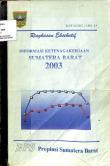 Employment Information Executive Summary Of Sumatera Barat Province 2003