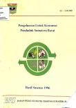 Pengeluaran Untuk KOnsumsi Penduduk Sumatera Barat 1996