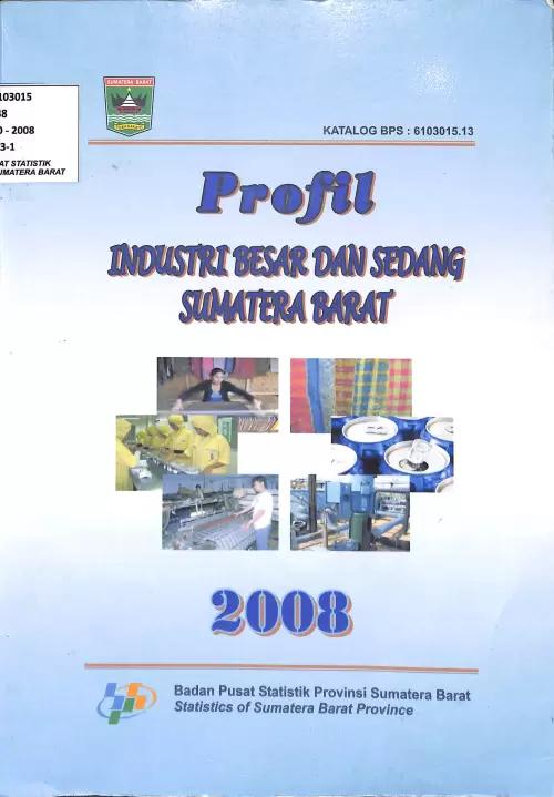 Profile of Large and Medium Industries of Sumatera Barat province in 2008