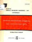 Survei Sosial Ekonomi Nasional Provinsi Sumatera Barat 1987