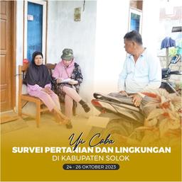 Uji Coba Survei Produksi dan Lingkungan Pertanian (Proling) ST2023