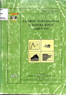 Laporan Perekonomian Sumatera Barat Tahun 1993