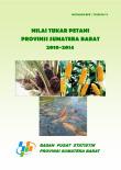 Nilai Tukar Petani Provinsi Sumatera Barat 2010-2014