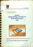 1996, Sumatera Barat Welfare Profile Executive Summary