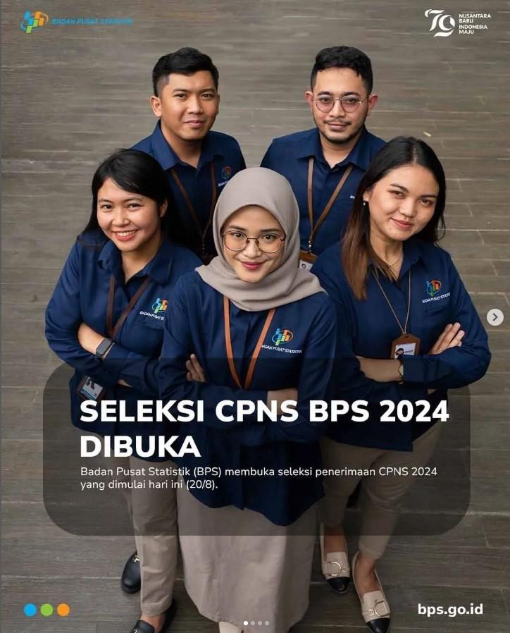 Seleksi CPNS BPS 2024 Dibuka