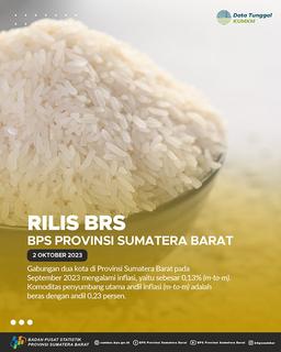 Berita Resmi Statistik BPS Provinsi Sumatera Barat 2 Oktober 2023