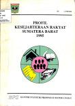 Profil Kesejahteraan Rakyat Sumatera Barat 1995