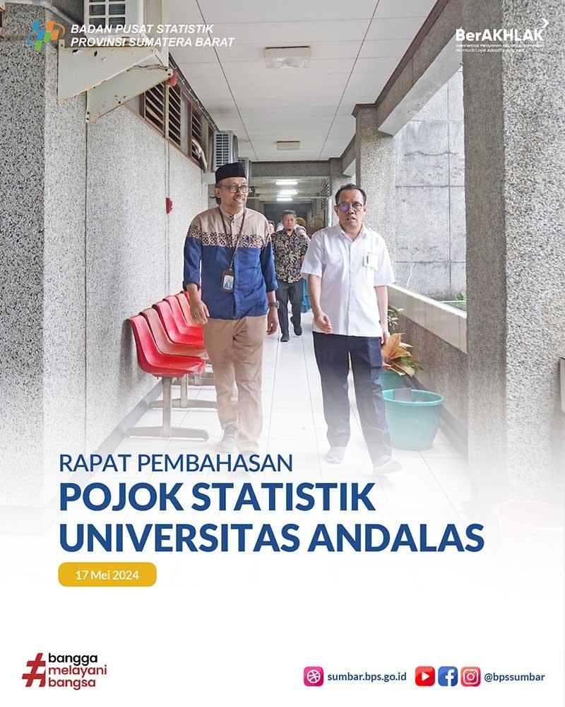 Rapat Pembahasan Pojok Statistik Universitas Andalas