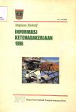 Ringkasan Eksekutif Informasi Ketenagakerjaan Provinsi Sumatera Barat 1996