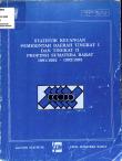 Statistik Keuangan Pemerintah Daerah Tingkat I dan Tingkat II Provinsi Sumatera Barat 1991/1992 - 1992/1993