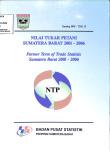 Farmer Term Of Trade Statistic Sumatera Barat 2001-2006