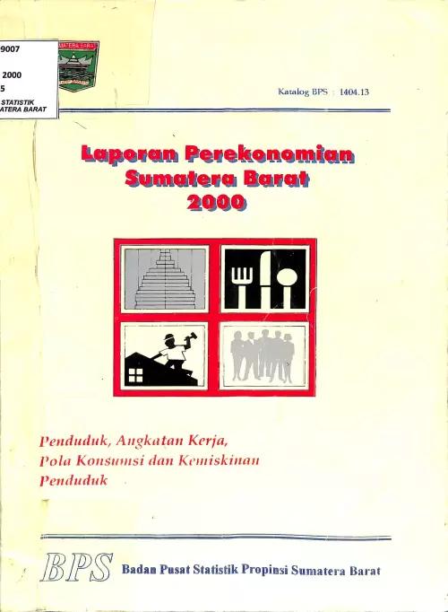 Laporan Perekonomian Sumatera Barat 2000