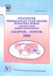 Sumatera Barat Foreign Trade Statistics Export - Import 2006