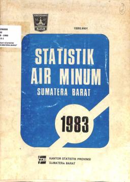 Statistik Air Minum Sumatera Barat 1983