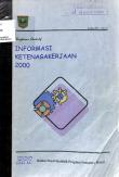 Ringkasan Eksekutif Informasi Ketenagakerjaan Provinsi Sumatera Barat 2000